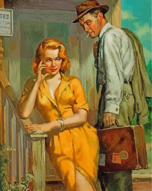Retro Lovers Painting By Numberss.png