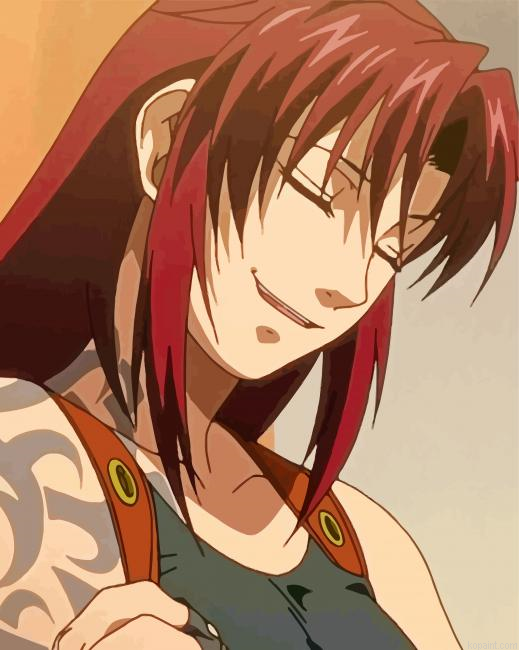 Revy Character Manga Paint By Numbers