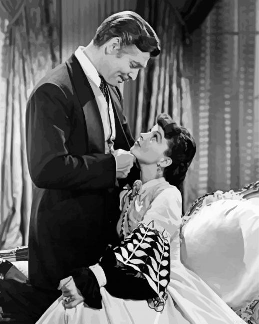 Rhett Butler And Scarlett Characters Painting By Numberss.png