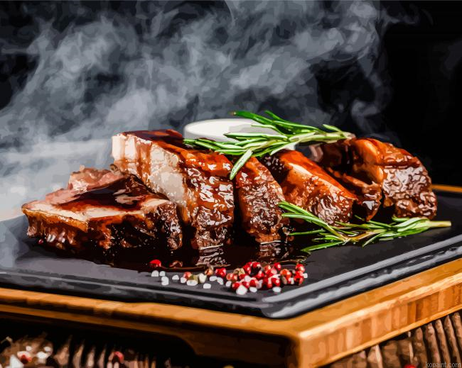Ribs Bbq Painting By Numberss.png