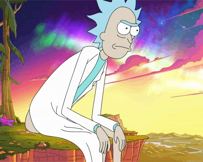 Rick And Morty Animation Painting By Numberss.png