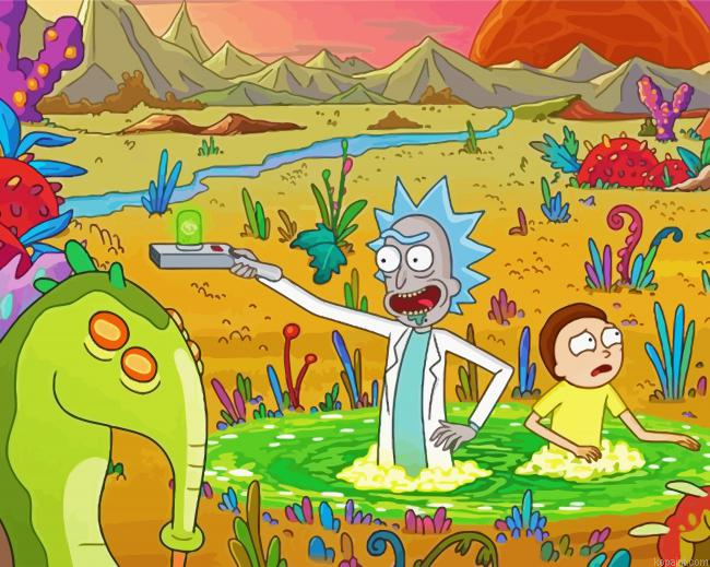 Rick And Morty Volume Two Painting By Numberss.png