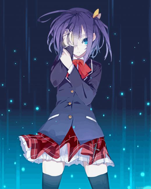 Rikka Takanash Chuunibyou Anime Paint By Numbers