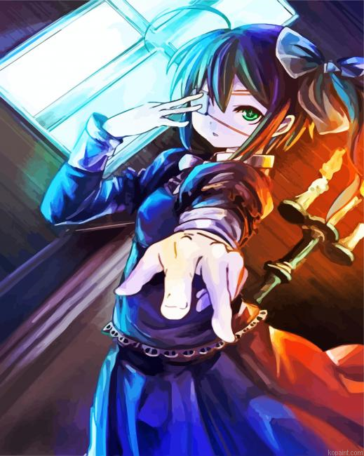 Rikka Takanashi Anime Girl Paint By Numbers