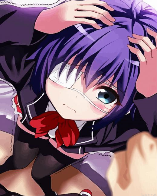 Rikka Takanashi Anime Manga Painting By Numberss.png