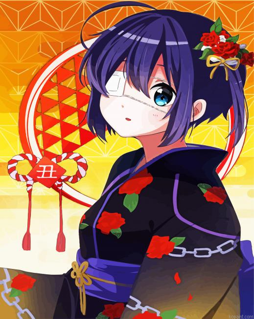 Rikka Takanashi Anime Paint By Numbers
