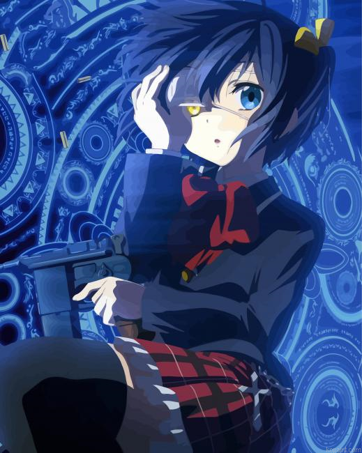 Rikka Takanashi Character Anime Girl Paint By Numbers