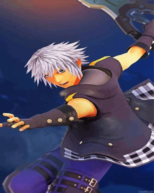 Riku Kingdom Hearts Painting By Numberss.png