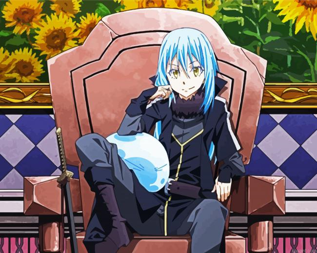 Rimuru Anime Painting By Numberss.png