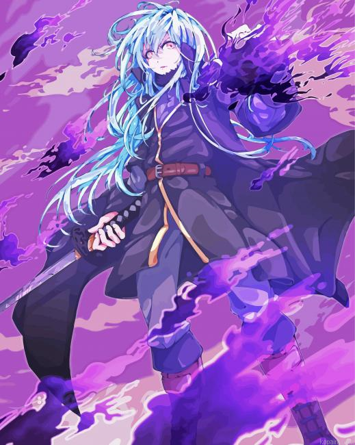 Rimuru Tempest Art Painting By Numberss.png
