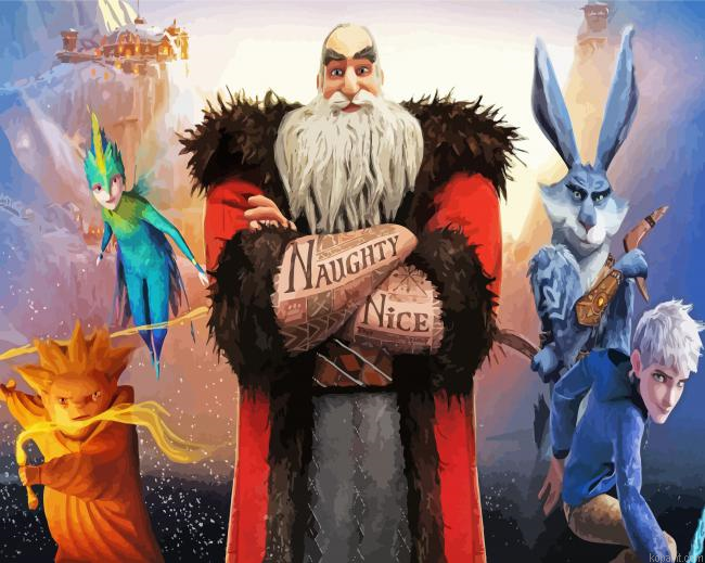 Rise Of The Guardians Movie Characters Painting By Numberss.png