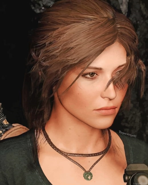 Rise Of The Tomb Raider Lara Croft New Painting By Numberss.png