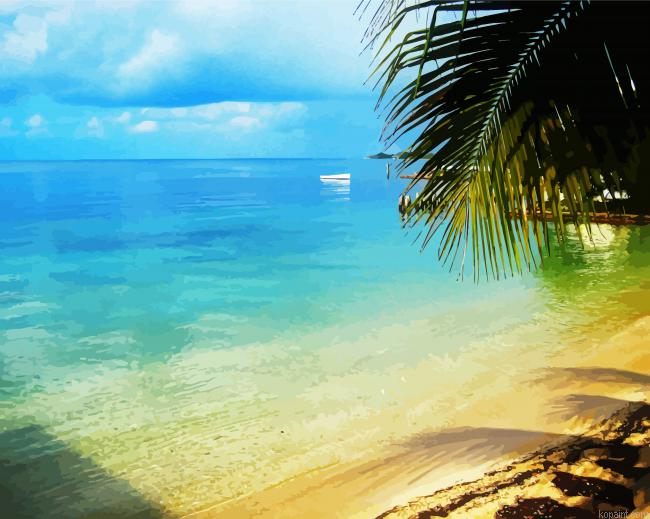 Roatan Seaside Paint By Numbers