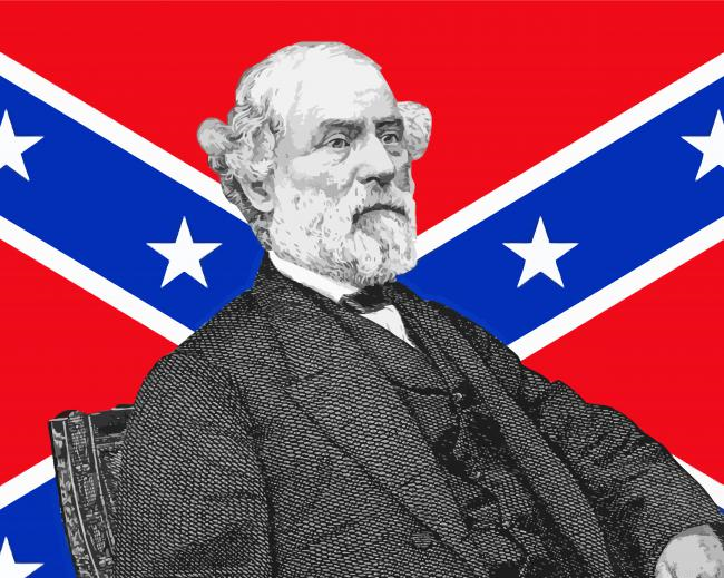 Robert E Lee General Painting By Numberss.png