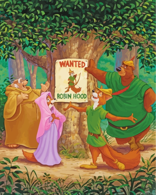 Robin Hood Paint By Numbers
