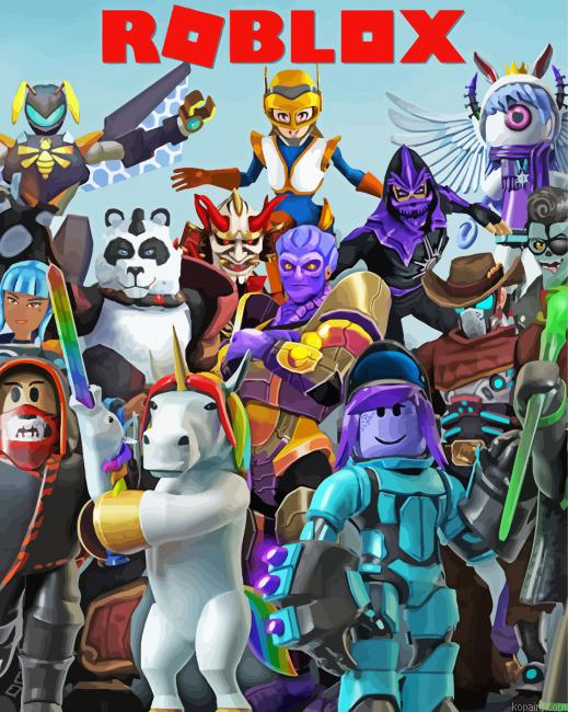 Roblox Video Game Characters Painting By Numberss.png