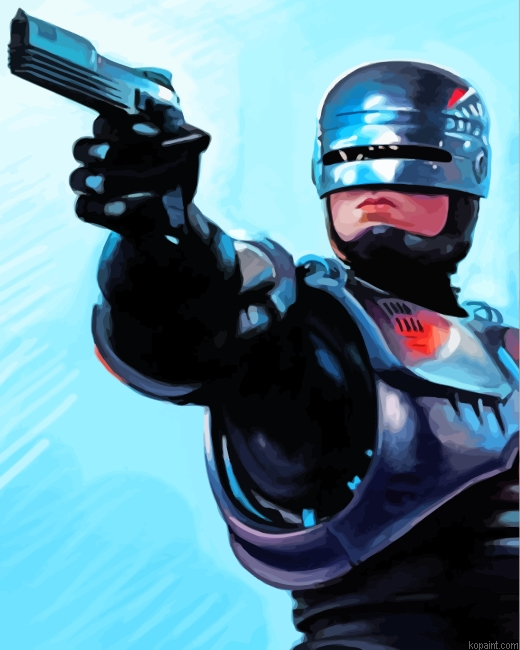Robocop Gun Painting By Numberss.png