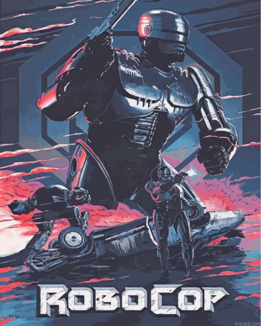 Robocop Illustration Painting By Numberss.png