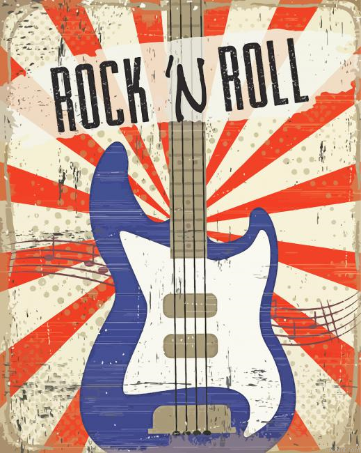Rock And Roll Art Paint By Numbers