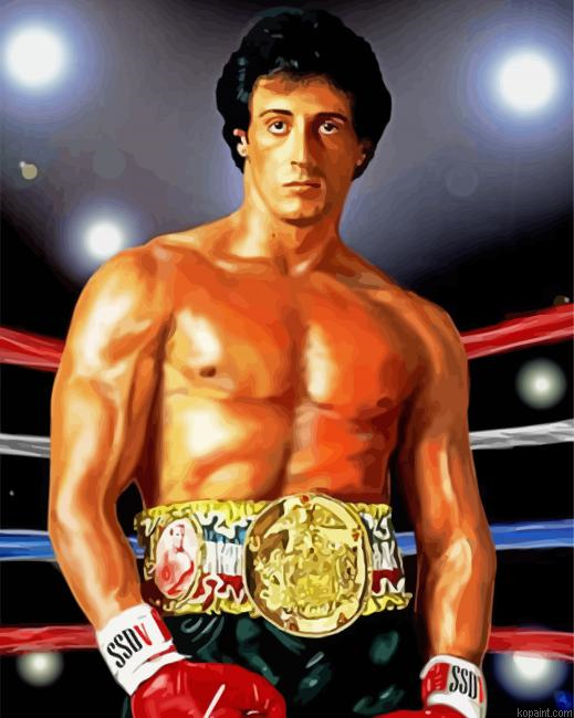 Rocky Balboa Illustration Art Painting By Numberss.png