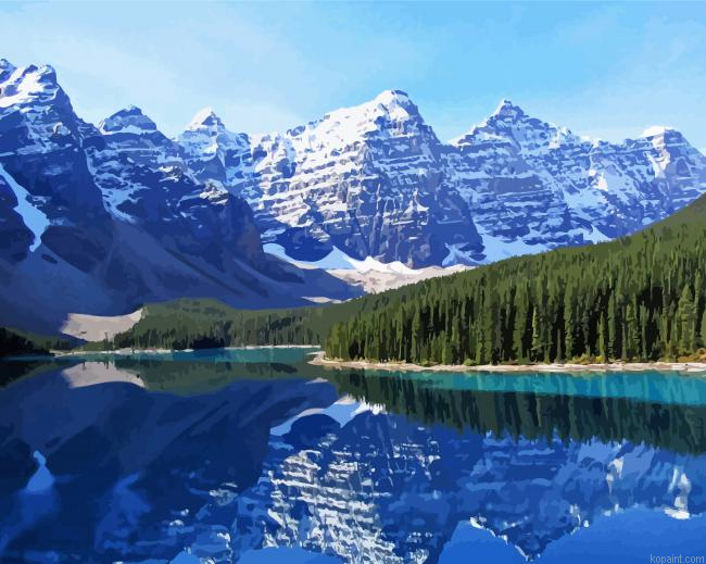 Rocky Mountains Landscape Painting By Numberss.png
