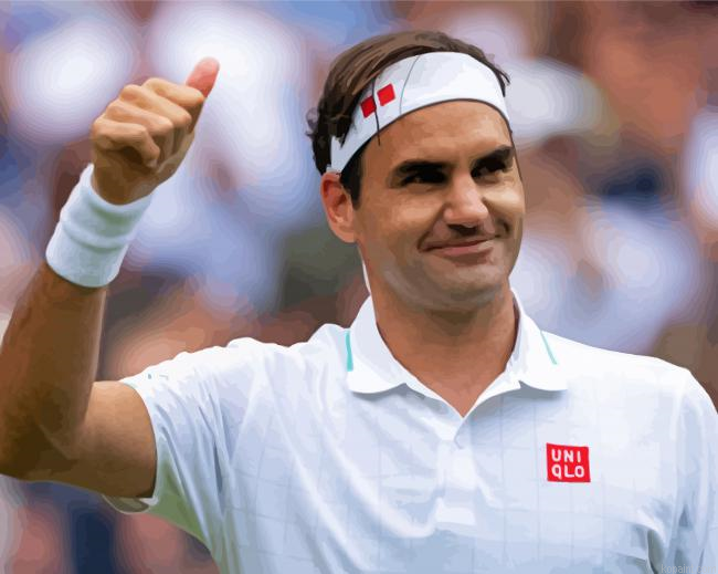 Roger Federer Sport Painting By Numberss.png