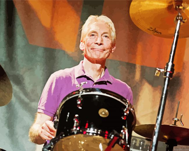 Rolling Stones Drummer Painting By Numberss.png
