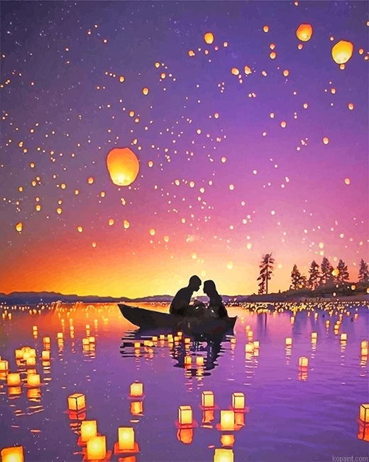 Romantic Date Silhouette New Painting By Numberss.png