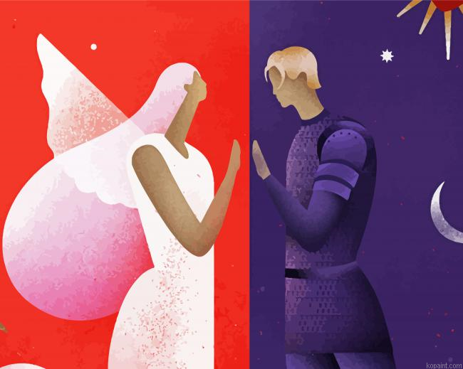 Romeo And Juliet Art Painting By Numberss.png