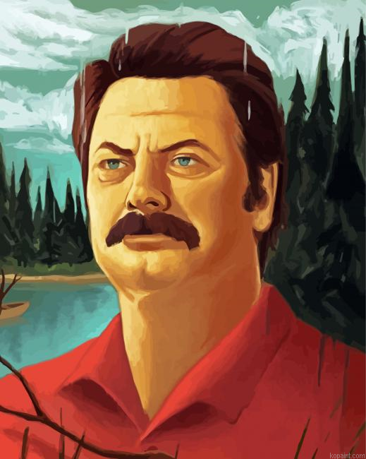Ron Swanson Painting By Numberss.png