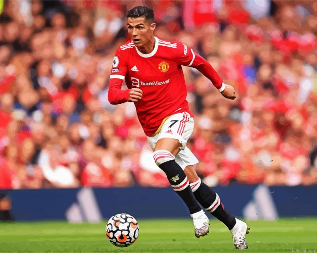 Ronaldo Man United Painting By Numberss.png