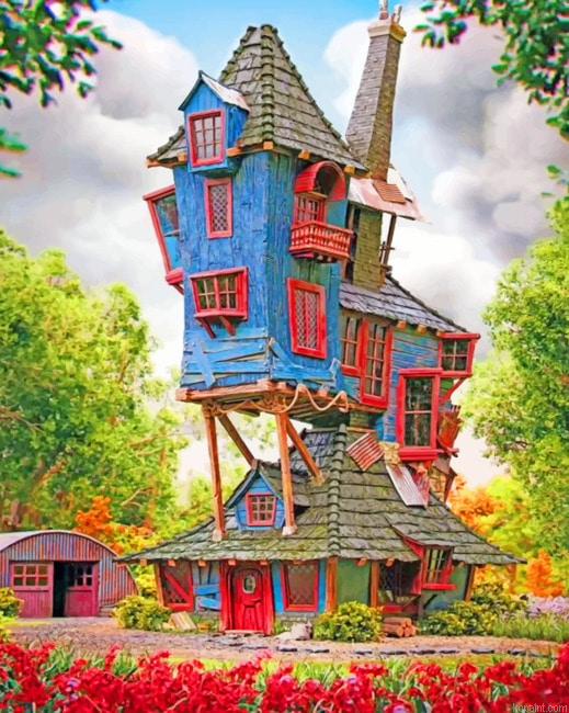 Rons House Harry Potter Painting By Numberss.png