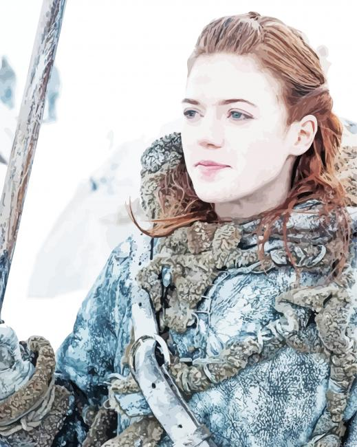 Rose Leslie Games Of Thrones Painting By Numberss.png