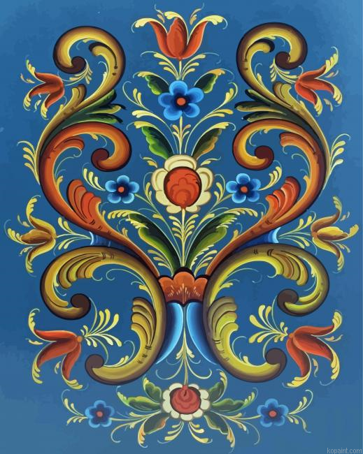 Rosemaling Painting By Numberss.png
