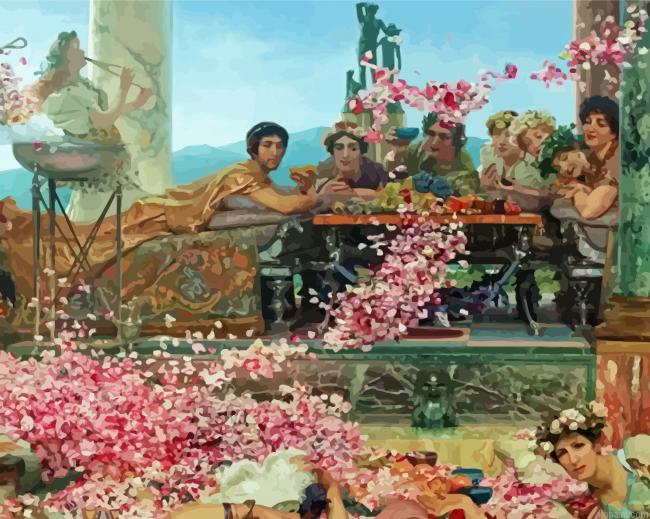 Roses Of Heliogabalus Painting By Numberss.png