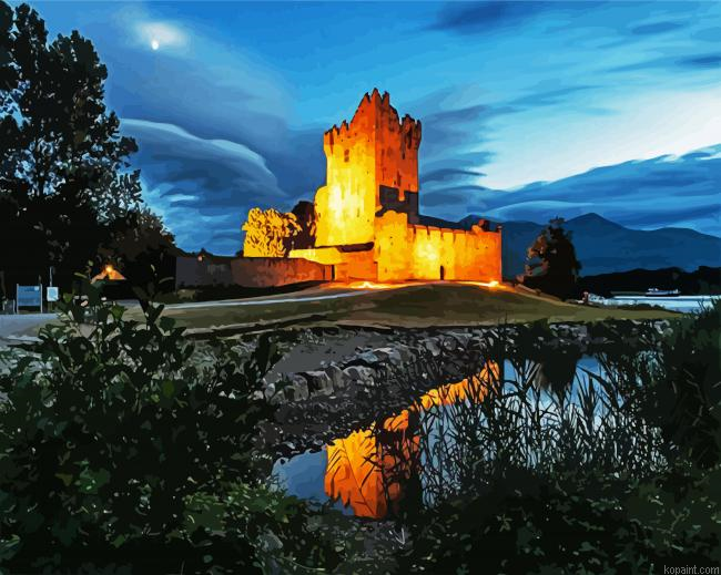 Ross Castle Killarney Ireland Paint By Numbers
