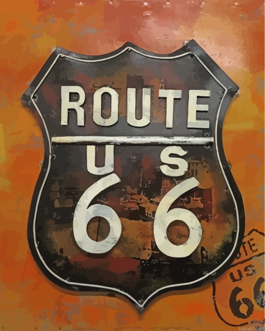 Route 66 Painting By Numberss.png