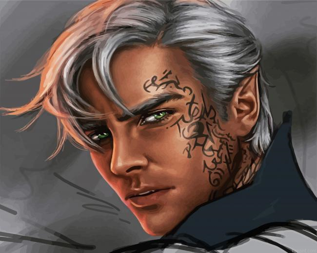 Rowan Throne Of Glass Painting By Numberss.png