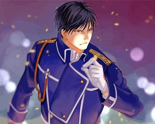 Roy Mustang Colonel Painting By Numberss.png