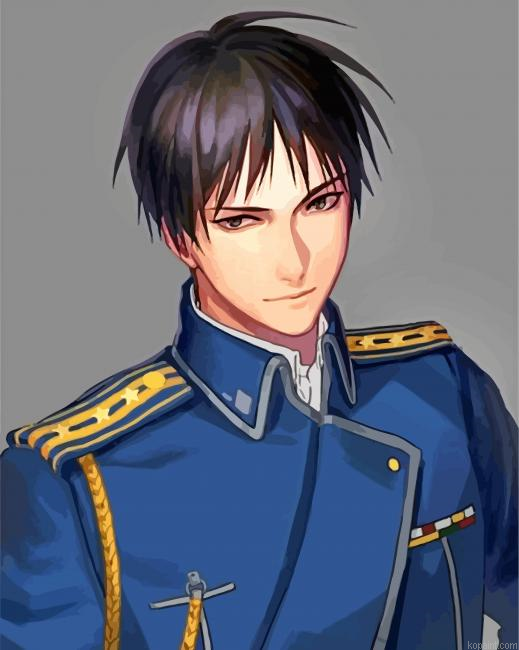 Roy Mustang Fullmetal Alchemist Painting By Numberss.png