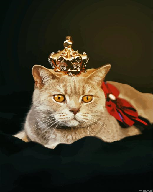 Royal Cat Pet Painting By Numberss.png