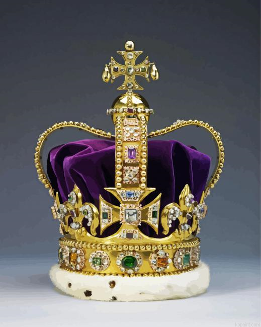 Royal Coronation Crown Painting By Numberss.png