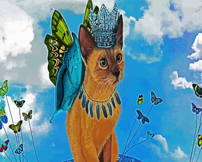 Royal Siamese Cat Paint By Numbers