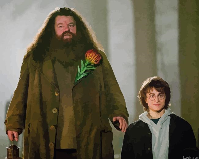 Rubeus Hagrid And Harry Painting By Numberss.png