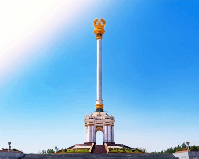 Rudaki Park Dushanbe Building Painting By Numberss.png