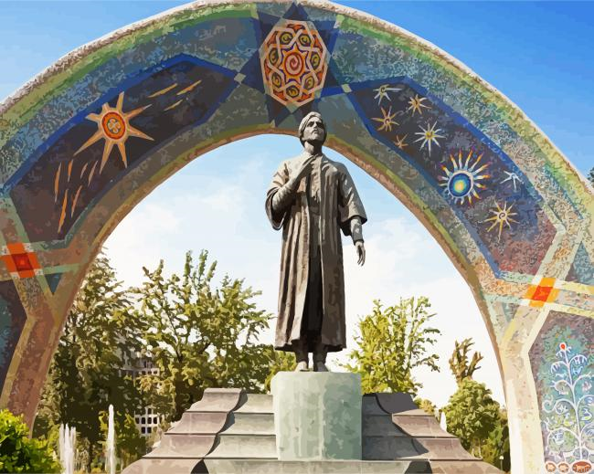 Rudaki Park Dushanbe Painting By Numberss.png