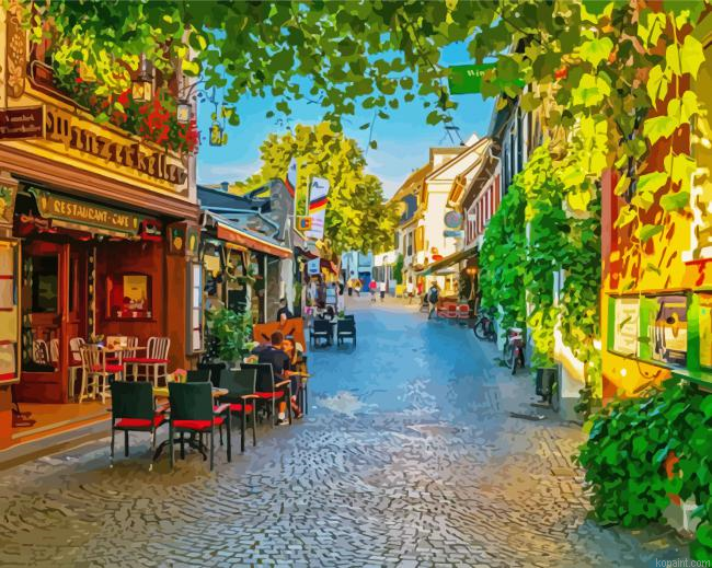 Rudesheim Street Painting By Numberss.png