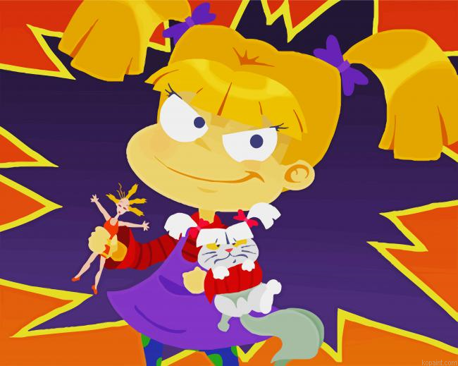 Rugrats Angelica Pickles Painting By Numberss.png