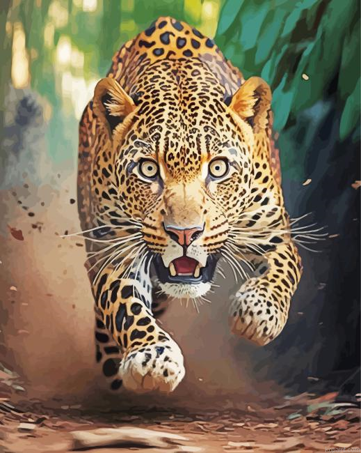 Running Leopard Painting By Numberss.png