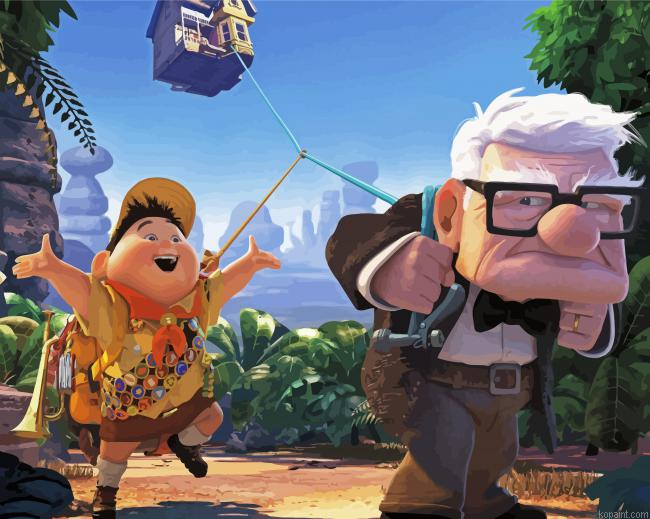 Russell And Carl Paint By Numbers